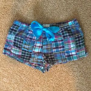 Aerie patchwork PJ shorts
